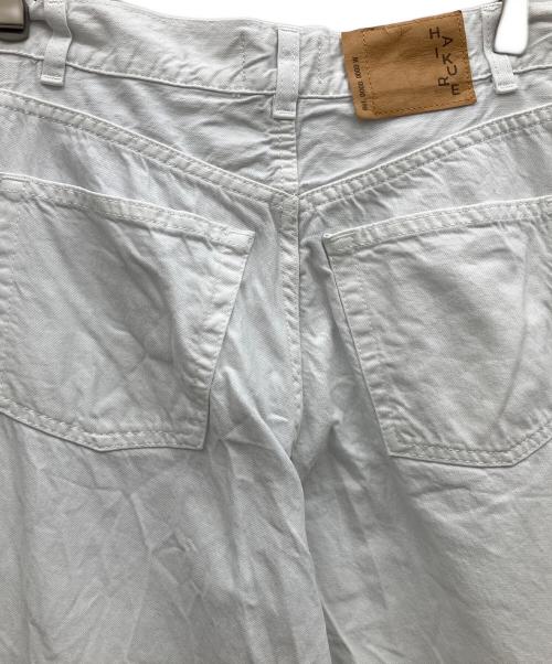 haikure（ハイクル）haikure (ハイクル) BETHANY White denim ホワイト サイズ:23の古着・服飾アイテム
