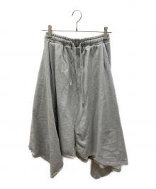 ADER error（アーダーエラー）の古着「Levena skirt スウェットスカート」｜グレー