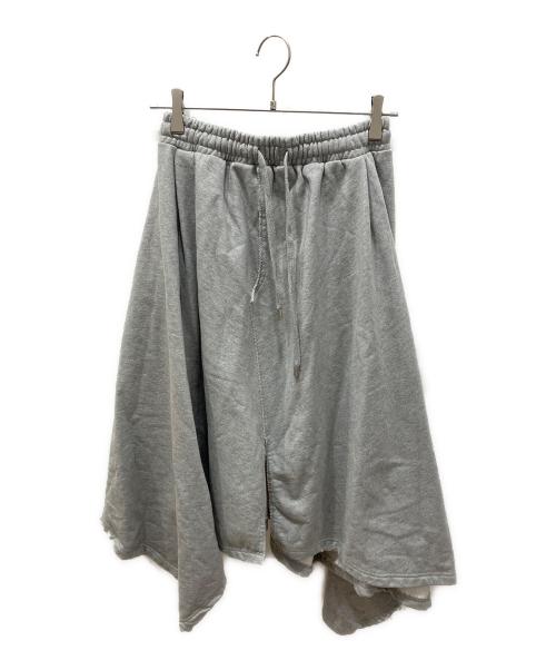 ADER error（アーダーエラー）ADER error (アーダーエラー) Levena skirt スウェットスカート グレー サイズ:Sの古着・服飾アイテム