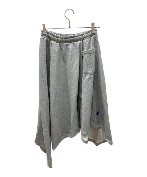ADER error（アーダーエラー）ADER error (アーダーエラー) Levena skirt スウェットスカート グレー サイズ:Sの古着・服飾アイテム