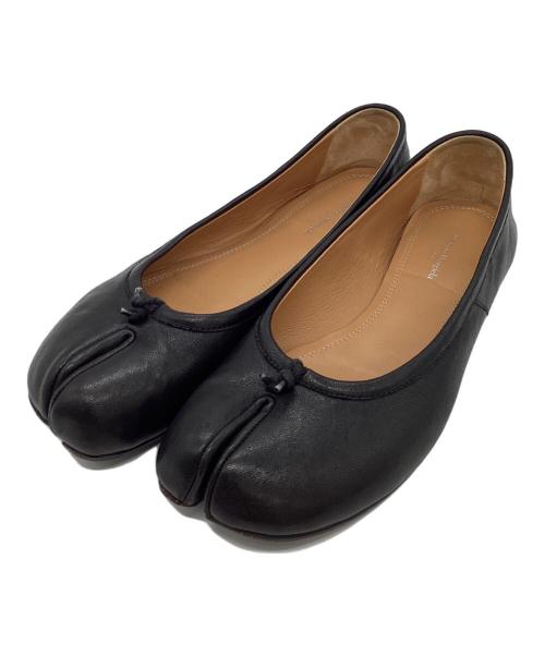 Maison Margiela（メゾンマルジェラ）Maison Margiela (メゾンマルジェラ) Tabiバレエフラットシューズ ブラック サイズ:38の古着・服飾アイテム