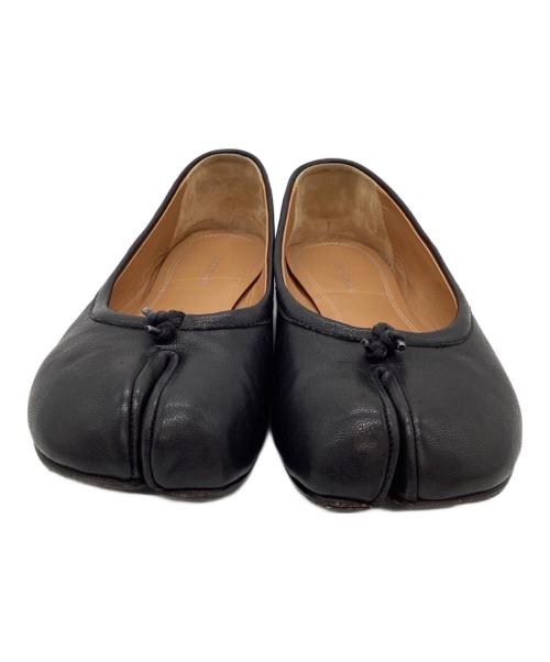 Maison Margiela（メゾンマルジェラ）Maison Margiela (メゾンマルジェラ) Tabiバレエフラットシューズ ブラック サイズ:38の古着・服飾アイテム