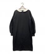 Sov.ソブ）の古着「ミリオラメントダブルエアーワンピース」｜ブラック
