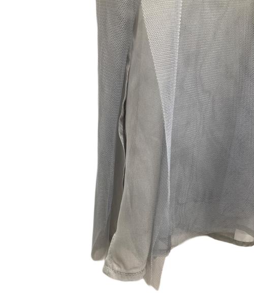 Belle vintage（ベル ヴィンテージ）belle vintage (ベル ヴィンテージ) レースチョーカーブラウス ブルー サイズ:Fの古着・服飾アイテム