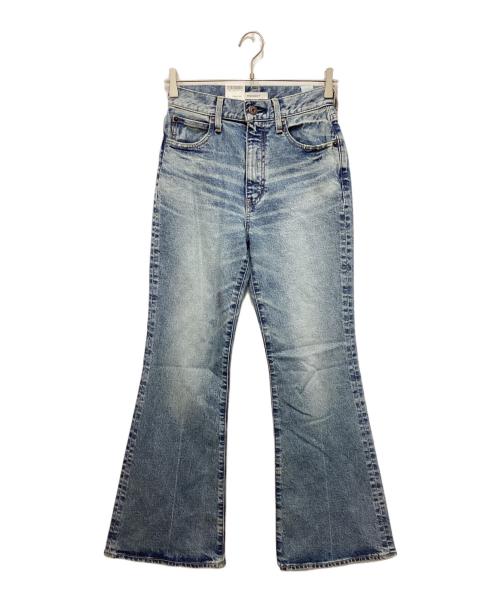 moussy（マウジー）moussy (マウジー) フレアデニムパンツ ブルー サイズ:26 未使用品の古着・服飾アイテム