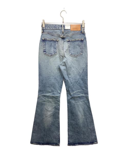moussy（マウジー）moussy (マウジー) フレアデニムパンツ ブルー サイズ:26 未使用品の古着・服飾アイテム