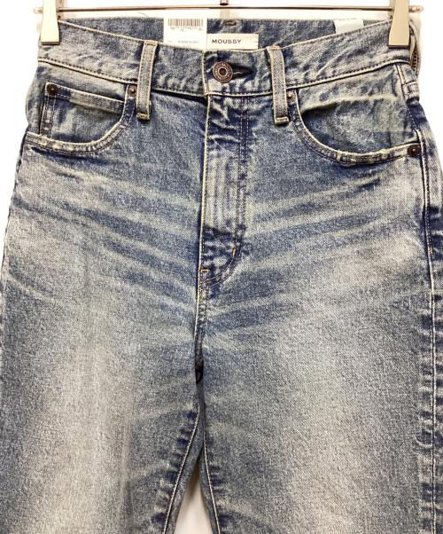 moussy（マウジー）moussy (マウジー) フレアデニムパンツ ブルー サイズ:26 未使用品の古着・服飾アイテム