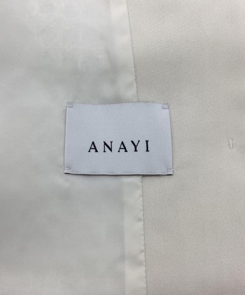 ANAYI（アナイ）ANAYI (アナイ) チェックツィードジャケット ホワイト サイズ:36の古着・服飾アイテム