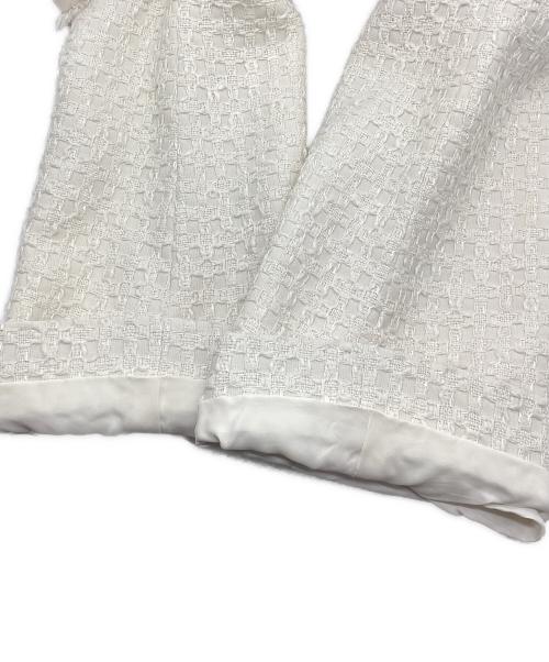 ANAYI（アナイ）ANAYI (アナイ) チェックツィードジャケット ホワイト サイズ:36の古着・服飾アイテム