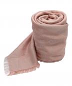 LOUIS VUITTONルイ ヴィトン）の古着「大判ストール」｜ピンク