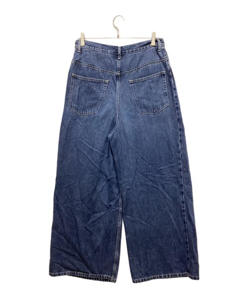 IENA（イエナ）IENA (イエナ) エコデニムワイドタックバギーパンツ ブルー サイズ:40の古着・服飾アイテム