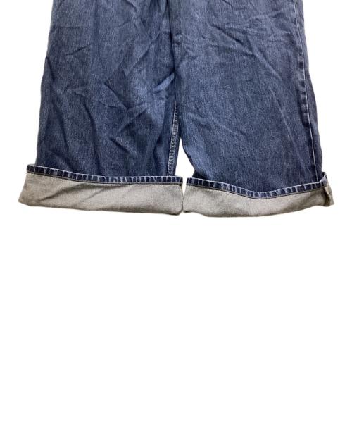 IENA（イエナ）IENA (イエナ) エコデニムワイドタックバギーパンツ ブルー サイズ:40の古着・服飾アイテム