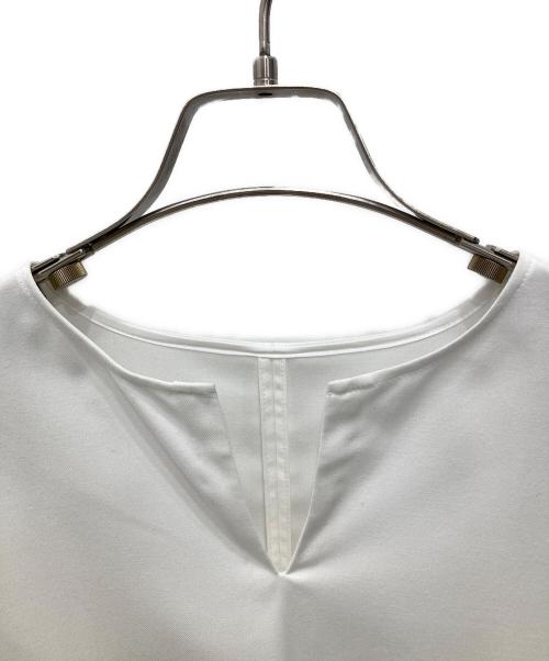 LE PHIL（ル フィル）LE PHIL (ル フィル) ストレッチライトツイルブラウス ホワイト サイズ:Fの古着・服飾アイテム