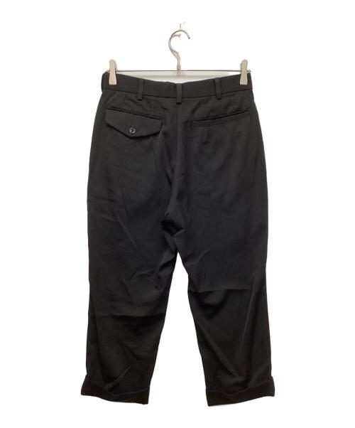 BLACK COMME des GARCONS（ブラックコムデギャルソン）BLACK COMME des GARCONS (ブラックコムデギャルソン) ウールギャバジンクロップドパンツ ブラック サイズ:xsの古着・服飾アイテム