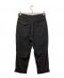 BLACK COMME des GARCONS (ブラックコムデギャルソン) ウールギャバジンクロップドパンツ ブラック サイズ:xs：8000円
