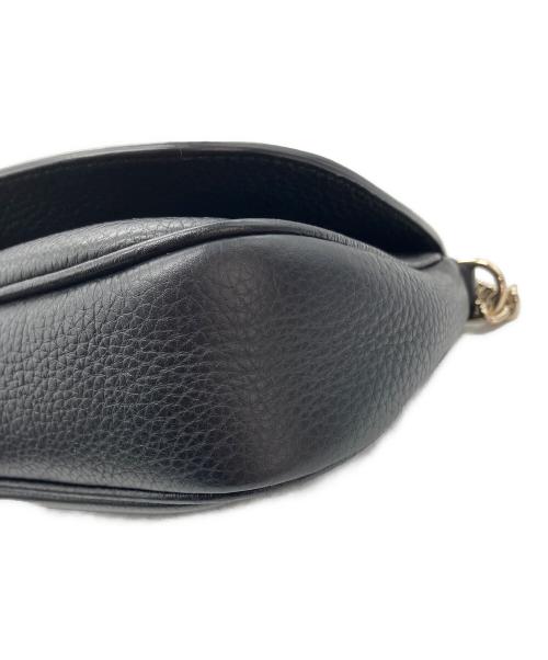 GUCCI（グッチ）GUCCI (グッチ) チェーンショルダーバッグ ブラックの古着・服飾アイテム