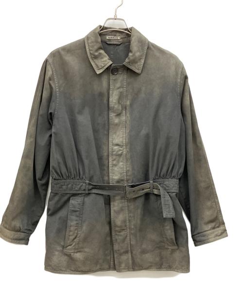 AURALEE（オーラリー）AURALEE (オーラリー) FINX NATURAL GABARDINE PRODUCT DYED BLOUSON ブラウン サイズ:3の古着・服飾アイテム