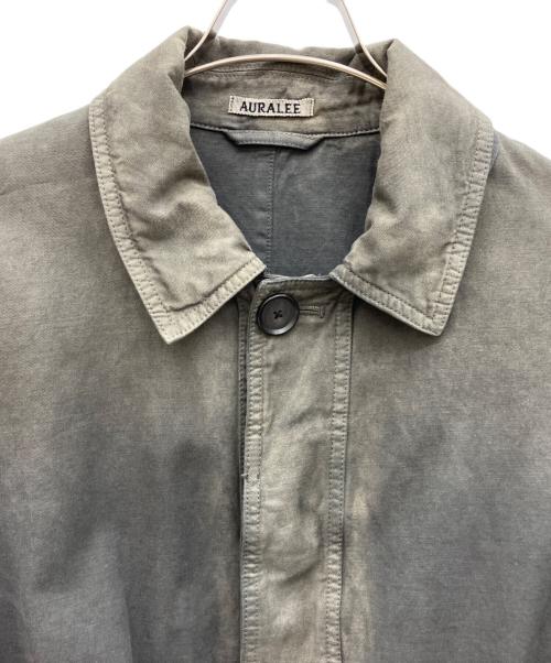 AURALEE（オーラリー）AURALEE (オーラリー) FINX NATURAL GABARDINE PRODUCT DYED BLOUSON ブラウン サイズ:3の古着・服飾アイテム