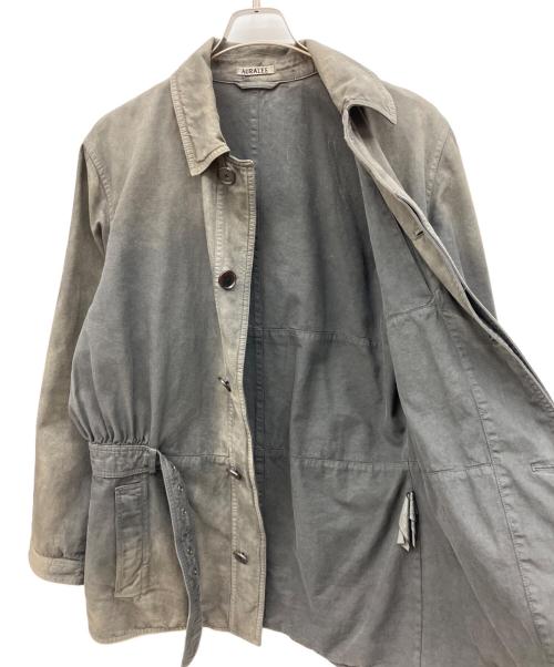 AURALEE（オーラリー）AURALEE (オーラリー) FINX NATURAL GABARDINE PRODUCT DYED BLOUSON ブラウン サイズ:3の古着・服飾アイテム