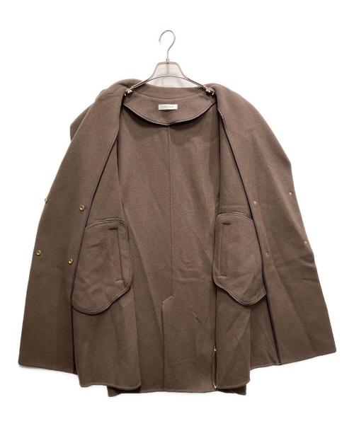 La TOTALITE（ラ ト―タリテ）La TOTALITE (ラ ト―タリテ) Aラインカラーリバーコート ブラウン サイズ:FREE 未使用品の古着・服飾アイテム