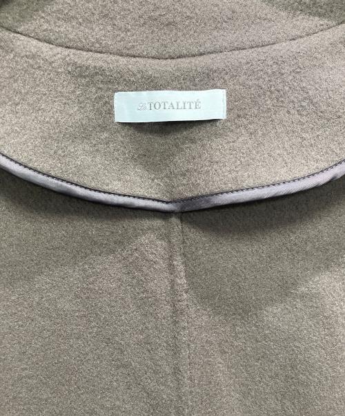 La TOTALITE（ラ ト―タリテ）La TOTALITE (ラ ト―タリテ) Aラインカラーリバーコート ブラウン サイズ:FREE 未使用品の古着・服飾アイテム
