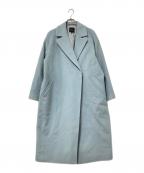 UNTITLEDアンタイトル）の古着「ウールチェスターコート」｜スカイブルー