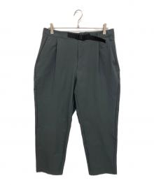 GOLDWIN（ゴールドウイン）の古着「One Tuck Tapered Ankle Pants　アンクルパンツ」｜グリーン