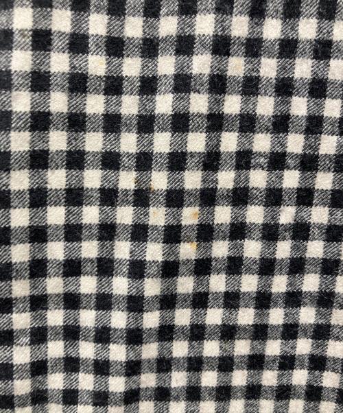 Graphpaper（グラフペーパー）Graphpaper (グラフペーパー) Marzotto Gingham Oversized Shirt ホワイト×ブラック サイズ:FREEの古着・服飾アイテム
