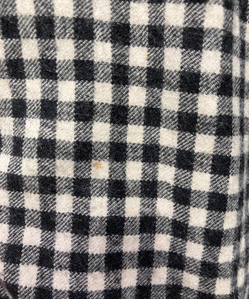 Graphpaper（グラフペーパー）Graphpaper (グラフペーパー) Marzotto Gingham Oversized Shirt ホワイト×ブラック サイズ:FREEの古着・服飾アイテム