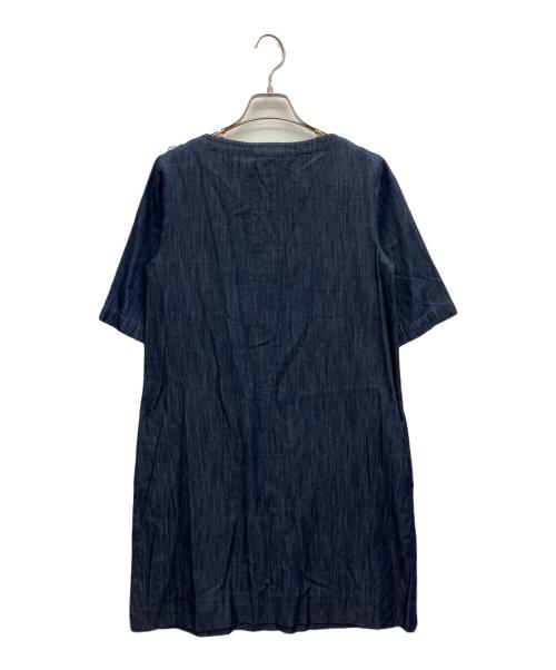 'S Max Mara（エスマックスマーラ）'S Max Mara (エスマックスマーラ) インディゴビジューワンピース サイズ:38の古着・服飾アイテム