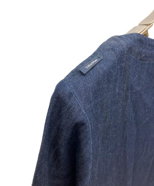 'S Max Mara（エスマックスマーラ）'S Max Mara (エスマックスマーラ) インディゴビジューワンピース サイズ:38の古着・服飾アイテム