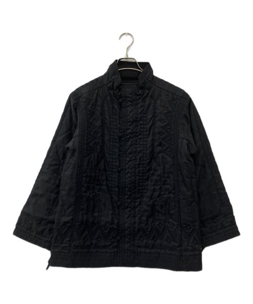 HaaT（ハート）HaaT (ハート) 総刺繍ナイロンジャケット ブラック サイズ:2の古着・服飾アイテム