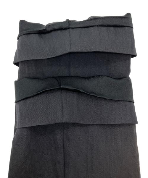 YOSHIE INABA（ヨシエ イナバ）YOSHIE INABA (ヨシエ イナバ) シワ加工ライナー付コート ブラック サイズ:Mの古着・服飾アイテム