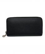 BVLGARIブルガリ）の古着「コンチネンタルBBラウンドファスナー」｜ブラック