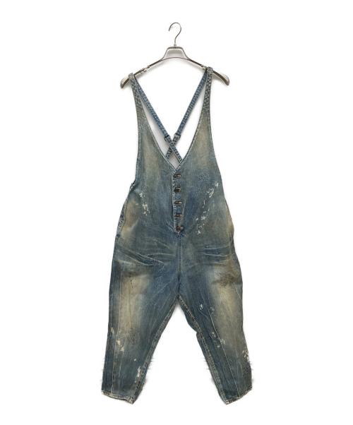LIMI feu（リミフゥ）LIMI feu (リミフゥ) ダメージ加工デニムサロペット インディゴ サイズ:Sの古着・服飾アイテム