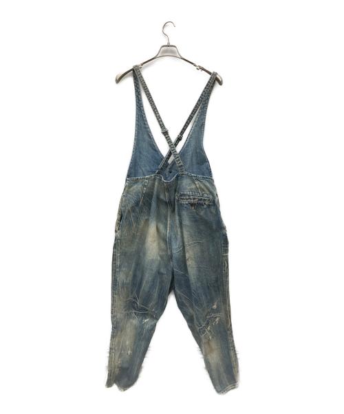 LIMI feu（リミフゥ）LIMI feu (リミフゥ) ダメージ加工デニムサロペット インディゴ サイズ:Sの古着・服飾アイテム