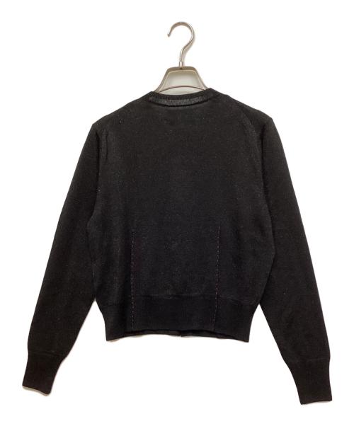 MUVEIL（ミュベール）MUVEIL (ミュベール) 星刺繍カーディガン ブラック サイズ:36の古着・服飾アイテム