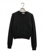 BRUNELLO CUCINELLIブルネロクチネリ）の古着「カシミヤシルクスパンコールカーディガン」｜チャコールグレー