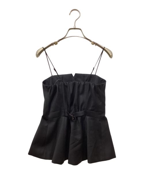 THIRD MAGAZINE（サードマガジン）THIRD MAGAZINE (サードマガジン) 4 BUSTIER/フォービスチェ ブラック サイズ:１ 未使用品の古着・服飾アイテム