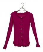 me ISSEY MIYAKEミーイッセイ ミヤケ）の古着「プリーツカーディガン」｜パープル