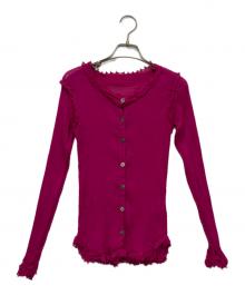 me ISSEY MIYAKE（ミーイッセイ ミヤケ）の古着「プリーツカーディガン」｜パープル