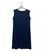 me ISSEY MIYAKEミーイッセイ ミヤケ）の古着「ノースリーブプリーツワンピース」｜ネイビー