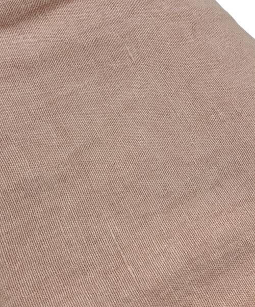 ASAUCE MELER（アソースメレ）ASAUCE MELER (アソースメレ) 大判フリンジストール ピンクの古着・服飾アイテム