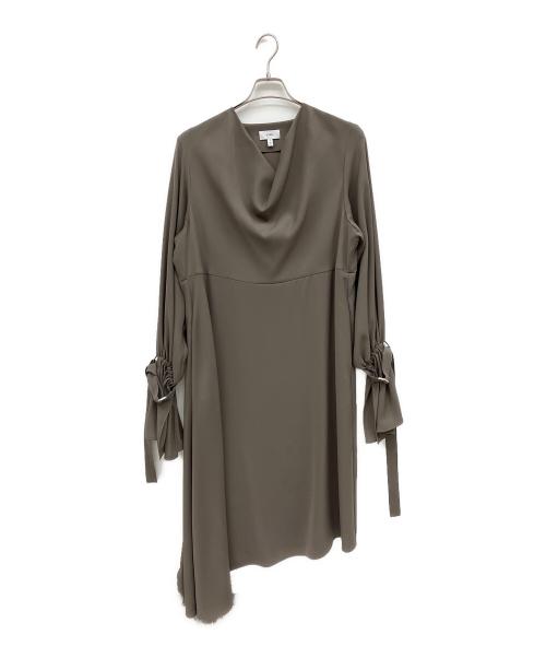 HYKE（ハイク）HYKE (ハイク) ドレープワンピース グレー サイズ:2の古着・服飾アイテム