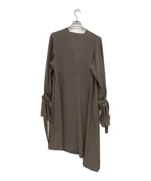 HYKE（ハイク）HYKE (ハイク) ドレープワンピース グレー サイズ:2の古着・服飾アイテム
