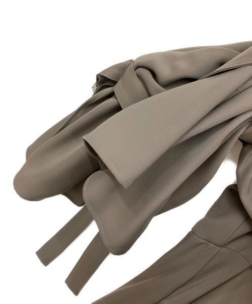 HYKE（ハイク）HYKE (ハイク) ドレープワンピース グレー サイズ:2の古着・服飾アイテム