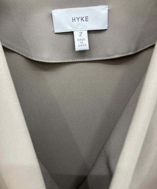 HYKE（ハイク）HYKE (ハイク) ドレープワンピース グレー サイズ:2の古着・服飾アイテム
