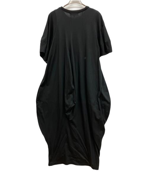 ENFOLD（エンフォルド）ENFOLD (エンフォルド) ハイゲージスビン天竺 Ball ドレープ DRS ブラック サイズ:38の古着・服飾アイテム