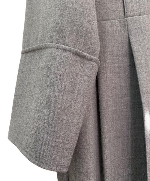 Conte（コンテ）Conte (コンテ) Vネック オールインワン グレー サイズ:FREEの古着・服飾アイテム