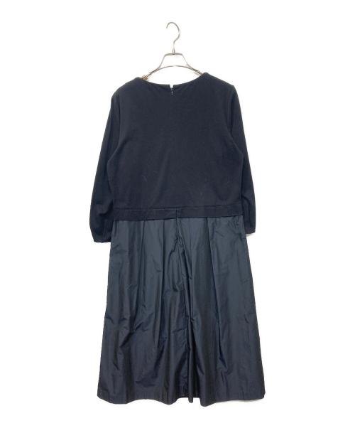 J.PRESS（ジェイプレス）J.PRESS (ジェイプレス) ブロッキングタックワンピース ネイビー サイズ:11の古着・服飾アイテム